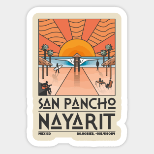 San Pancho, Nayarit, Mexico Sticker